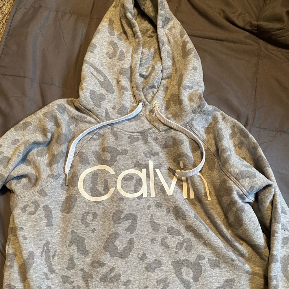 Cheetah print Calvin Klein sweatshirt